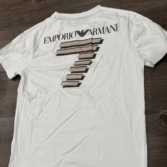 Emporio Armani Men's Graphic T-Shirt | Luxury Designer | Small T-Shirt - Picture 2 of 2